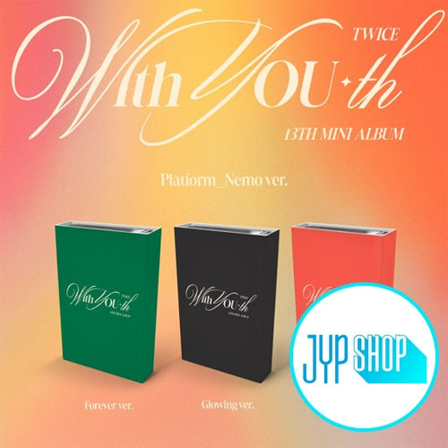 [JYP SHOP] Twice - 13th Mini Album - With You-th - Nemo Ver (Set)
