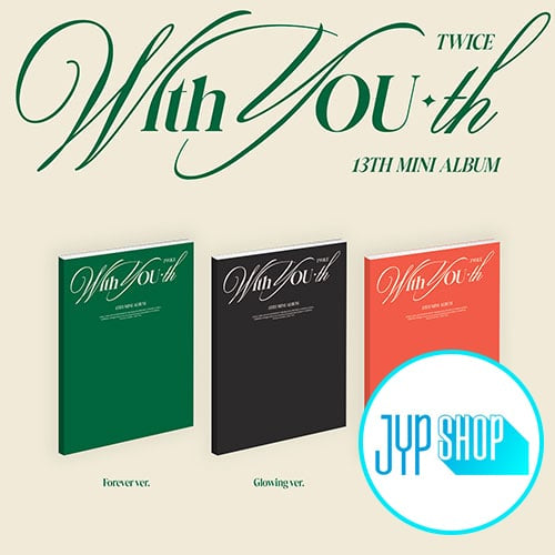[JYP SHOP] Twice - 13th Mini Album - With You-th - Standard Ver (Set)