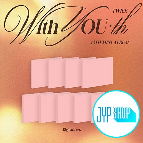 [JYP SHOP] Twice - 13th Mini Album - With You-th - Digipack Ver (Set)