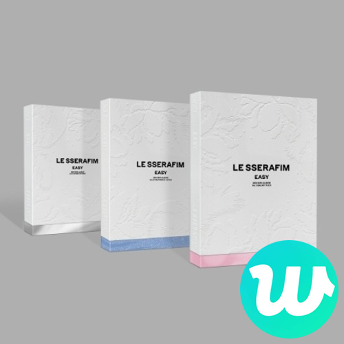 [WEVERSE] LE SSERAFIM - 3rd Mini Album - Easy - Standard Ver (Set)