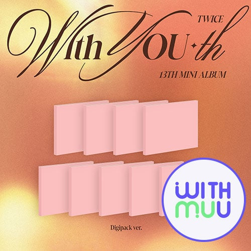 [WITHMUU] Twice - 13th Mini Album - With You-th - Digipack Ver (Set)