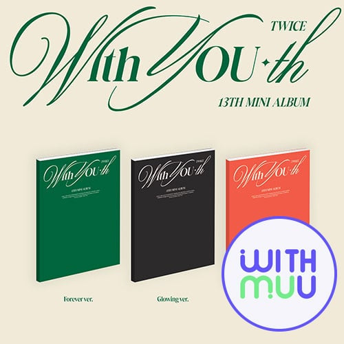 [WITHMUU] Twice - 13th Mini Album - With You-th - Standard Ver (Set)