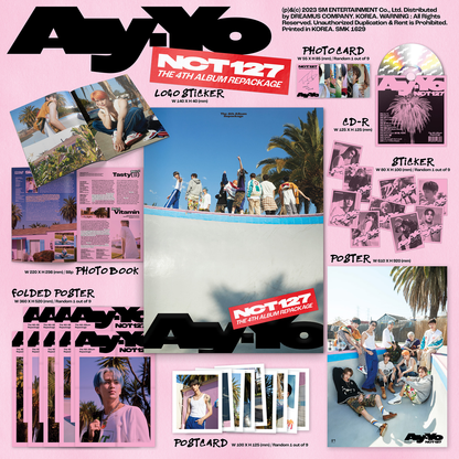 NCT 127 - 4th Album Repackage - Ay-Yo - Ver A