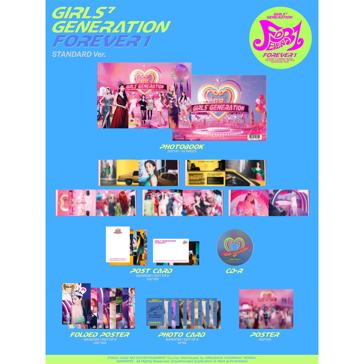 Girls' Generation - The 7th Album - Forever 1 (Standard Ver.)