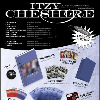 Itzy - Cheshire - Limited Edition (Random) [Aladin POB]